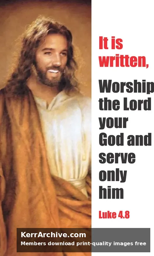 Year C Lent First Sunday — Luke 4:8