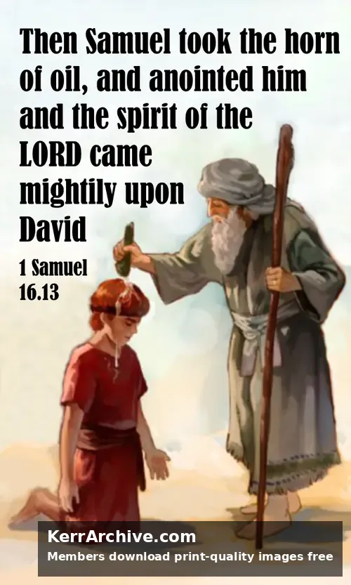 Year A Lent Four Sunday — 1 Samuel 16:13