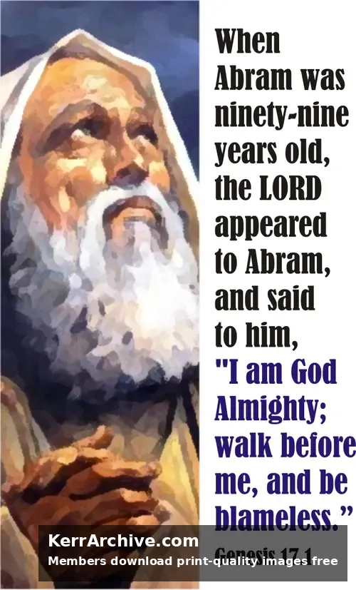 Year B Lent Second Sunday — Genesis 17:1