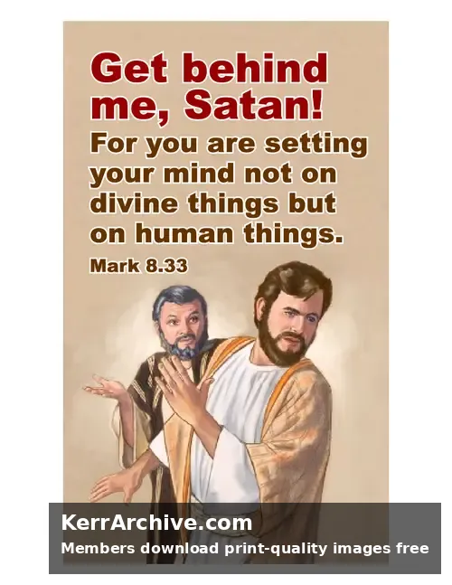 Year B Lent Second Sunday — Mark 8:33