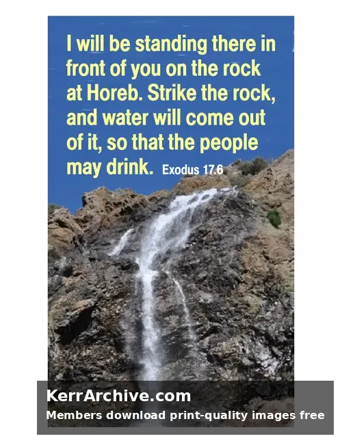 Year A Lent Sunday — Exodus 17:6