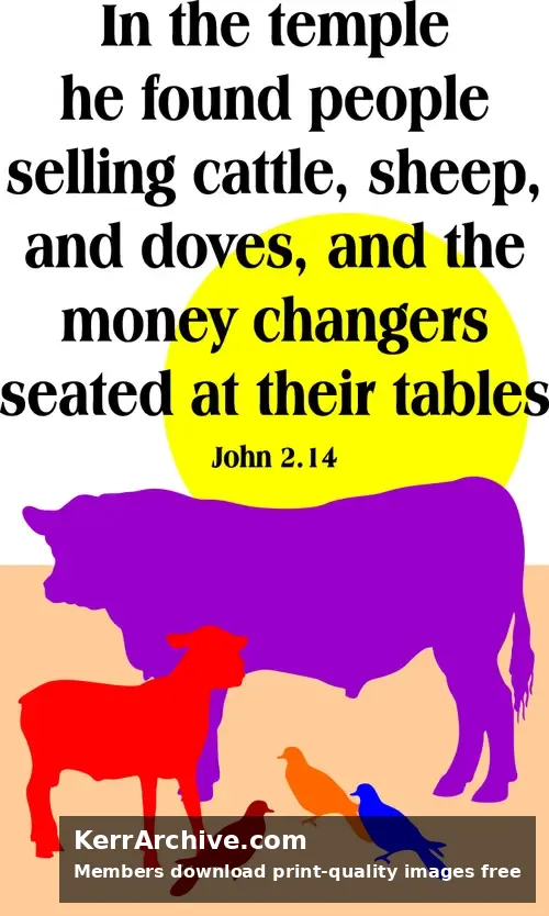 Year B Lent Sunday — John 2:14