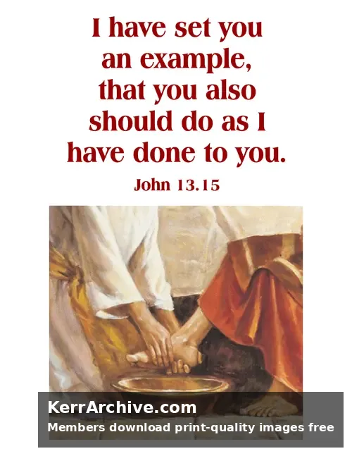Maundy Thursday — John 13:15