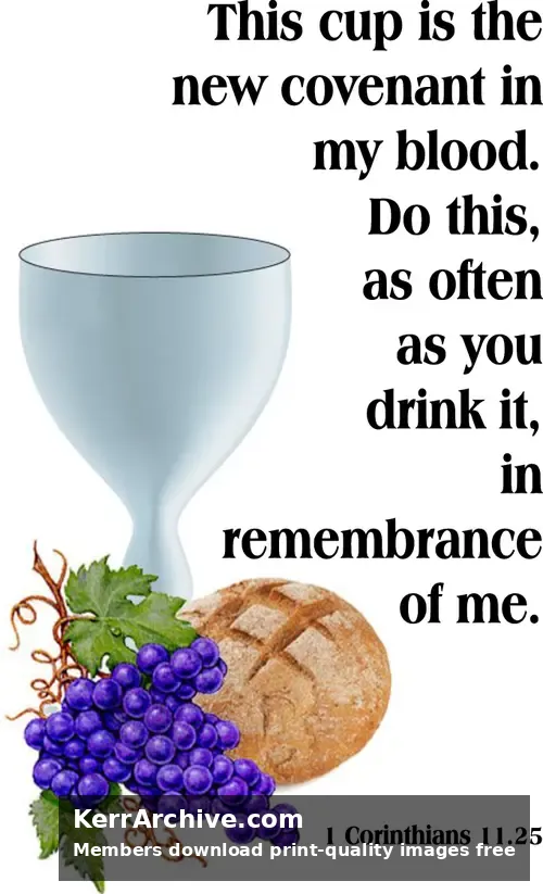 Maundy Thursday — 1 Corinthians 11:25