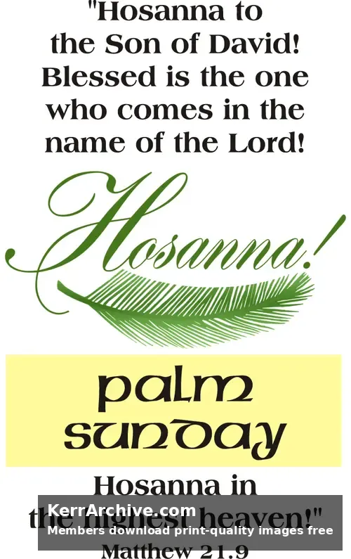 Year A Lent Palm/Passion Sunday