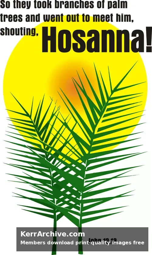 Year B Lent Palm/Passion Sunday