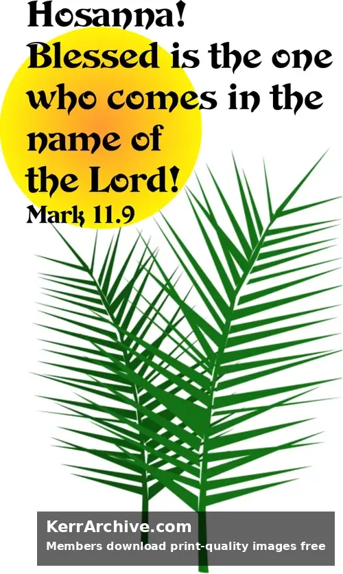 Year B Lent Palm/Passion Sunday