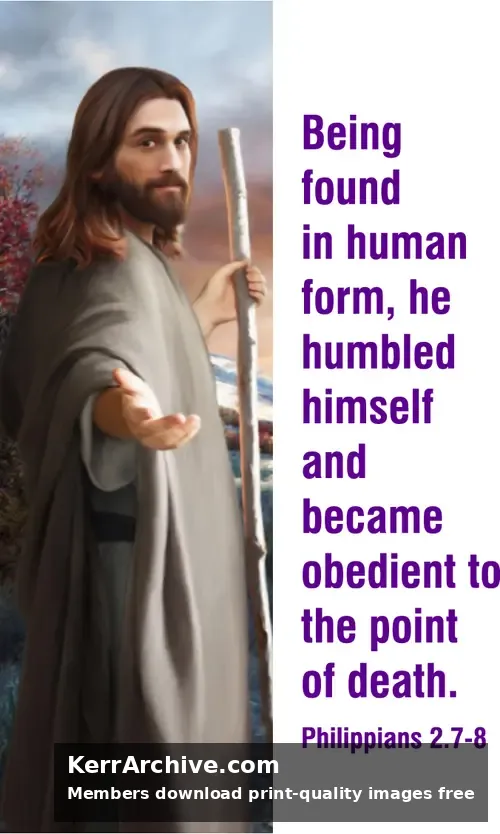 Palm Sunday — Philippians 2:7 8