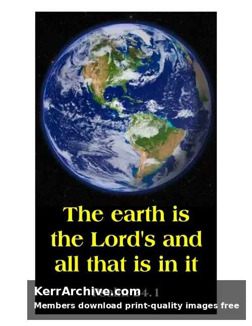 Year B After Pentecost Proper 10 — Psalms 24:1