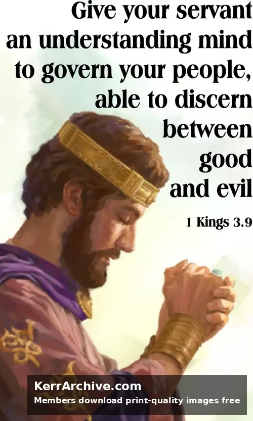 Year A After Pentecost Proper 12 — 1 Kings 3:9