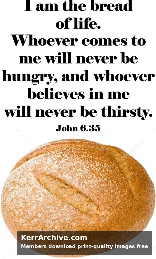 Year B After Pentecost Proper 13 — John 6:35