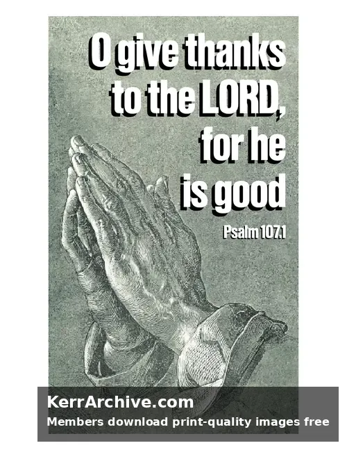 Year C After Pentecost Proper 13 — Psalms 107:1