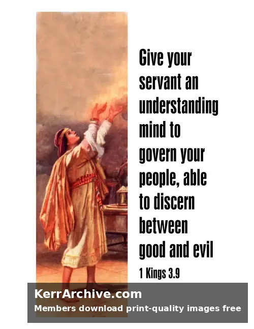 Year B After Pentecost Proper 15 — 1 Kings 3:9