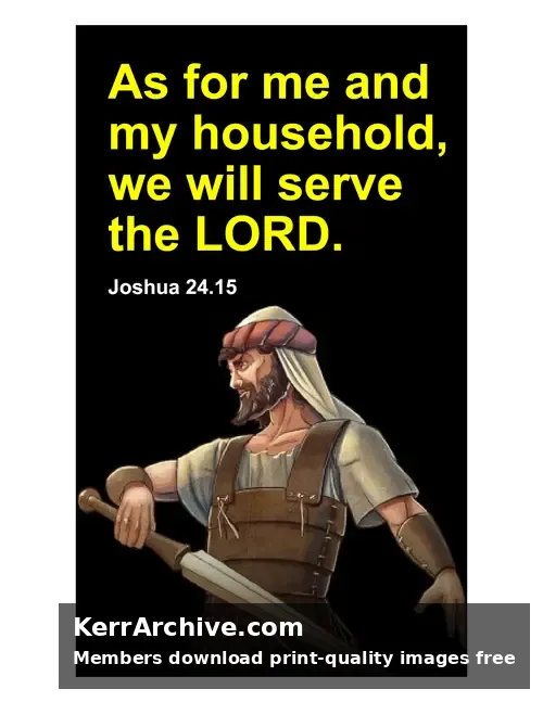 Year B After Pentecost Proper 16 — Joshua 24:15