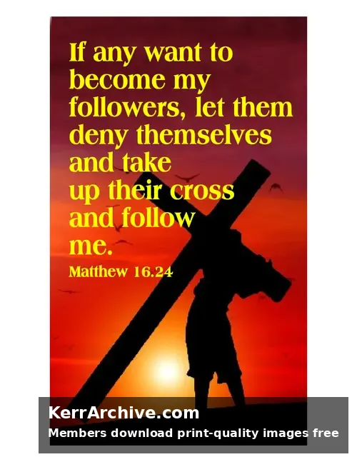Year A After Pentecost Proper 17 — Matthew 16:24