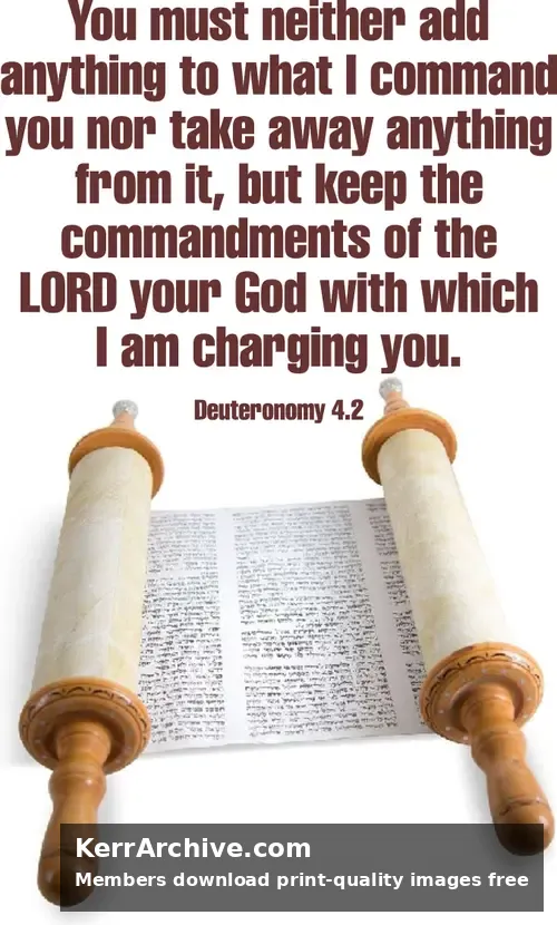 Year B After Pentecost Proper 17 — Deuteronomy 4:2
