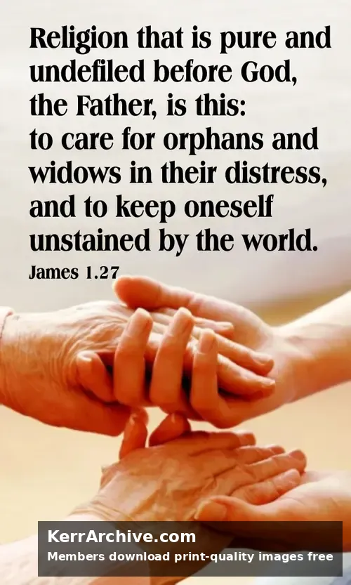 Year B After Pentecost Proper 17 — James 1:27