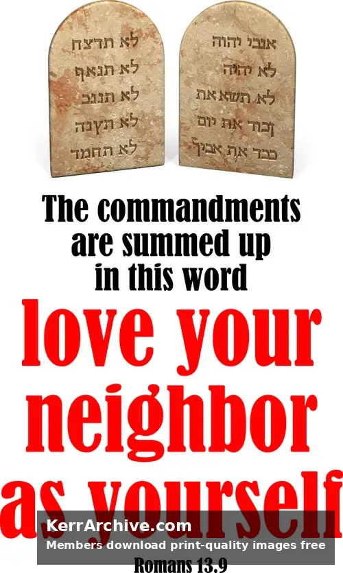 Year A After Pentecost Proper 18 — Romans 13:9