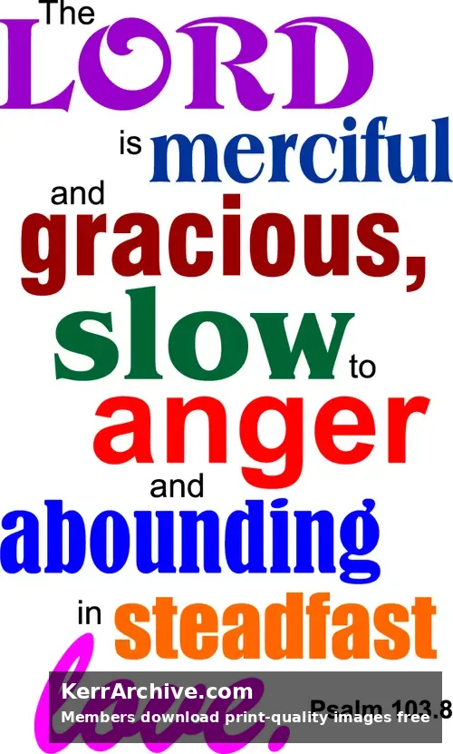 Year A After Pentecost Proper 19 — Psalms 103:8