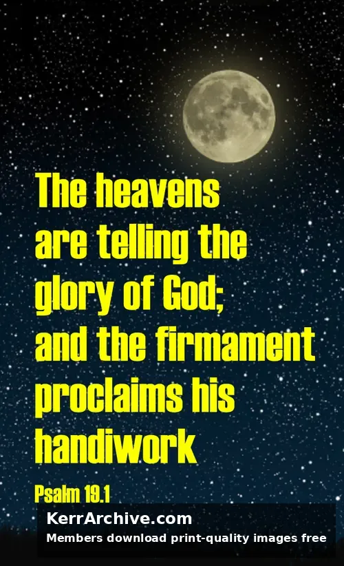 Year B After Pentecost Proper 19 — Psalms 19:1