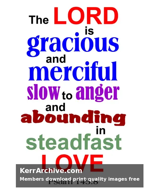 Year A After Pentecost Proper 20 — Psalms 145:8
