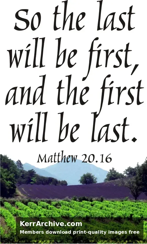 Year A After Pentecost Proper 20