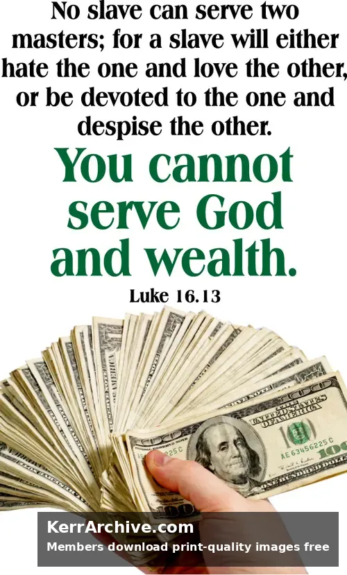 Year C After Pentecost Proper 20 — Luke 16:13