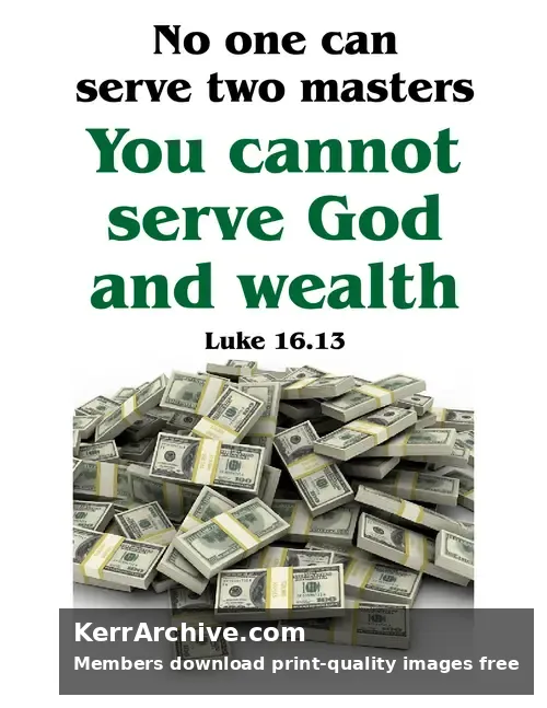 Year C After Pentecost Proper 20 — Luke 16:13