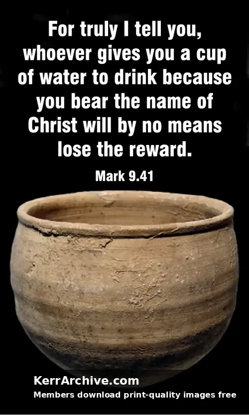 Year B After Pentecost Proper 21 — Mark 9:41