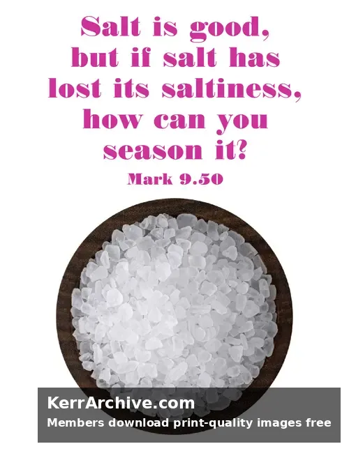 Year B After Pentecost Proper 21 — Mark 9:50