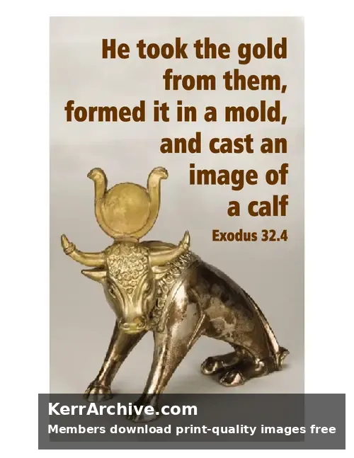 Year A After Pentecost Proper 23 — Exodus 32:4