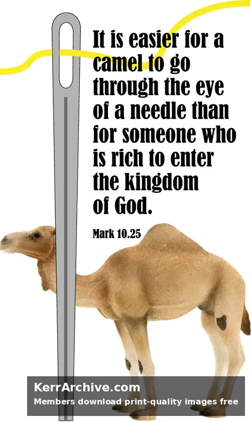 Year B After Pentecost Proper 23 — Mark 10:25