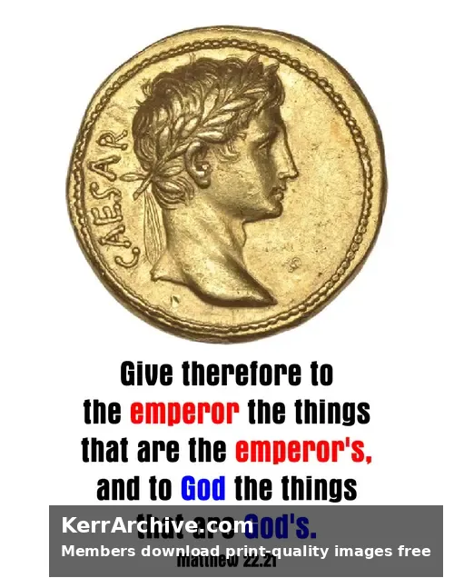 Year A After Pentecost Proper 24 — Matthew 22:21