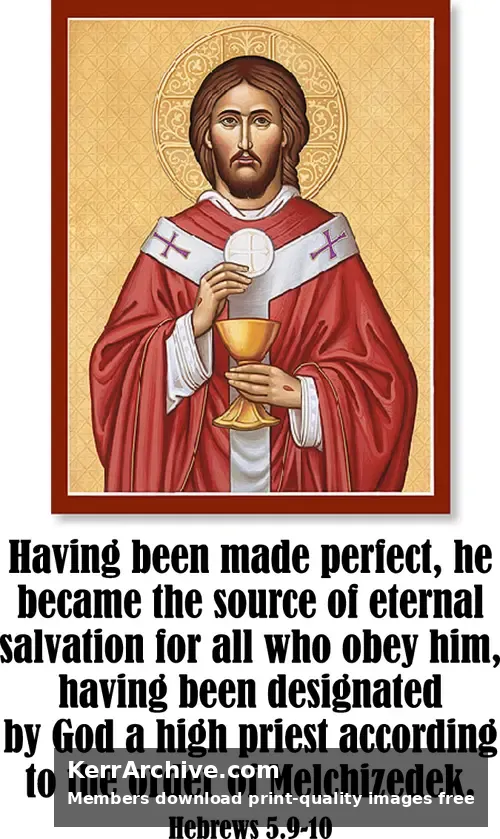 Year B After Pentecost Proper 24 — Hebrews 5:9, 10