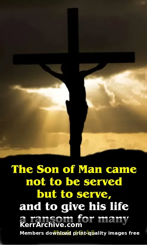 Year B After Pentecost Proper 24 — Mark 10:45