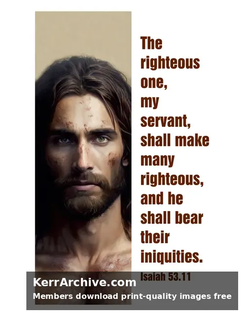 Year B After Pentecost Proper 24 — Isaiah 53:11