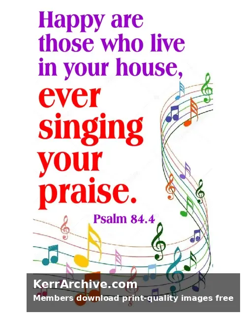 Year C After Pentecost Proper 25 — Psalms 84:4