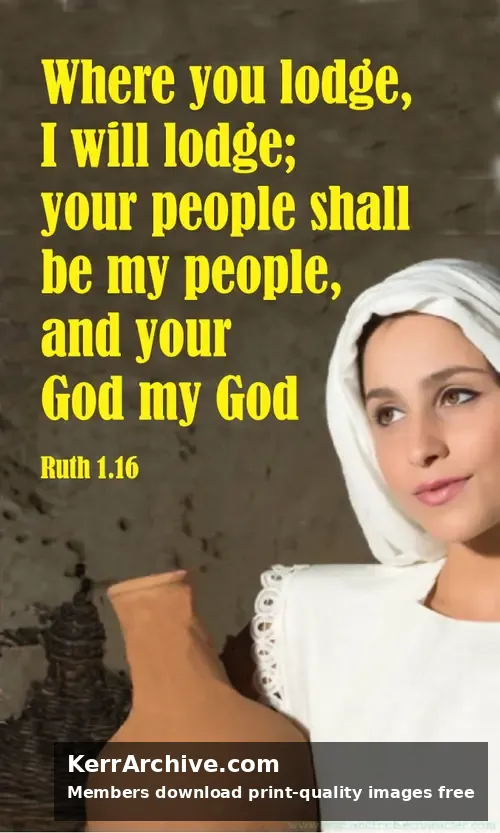 Year B After Pentecost Proper 26 — Ruth 1:16