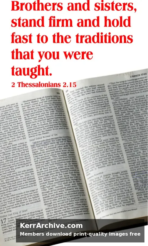 Year C After Pentecost Proper 27 — 2 Thessalonians 2:15