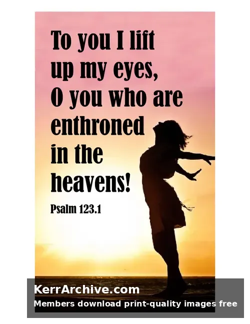 Year A After Pentecost Proper 28 — Psalms 123:1