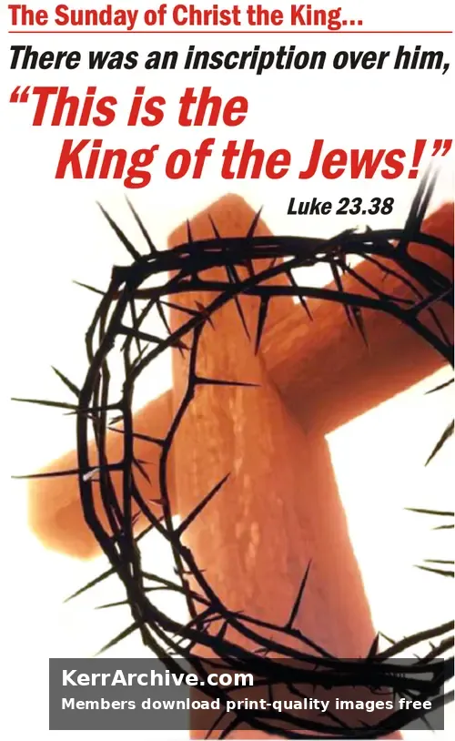 Year C After Pentecost Reign of Christ (Proper 29)
