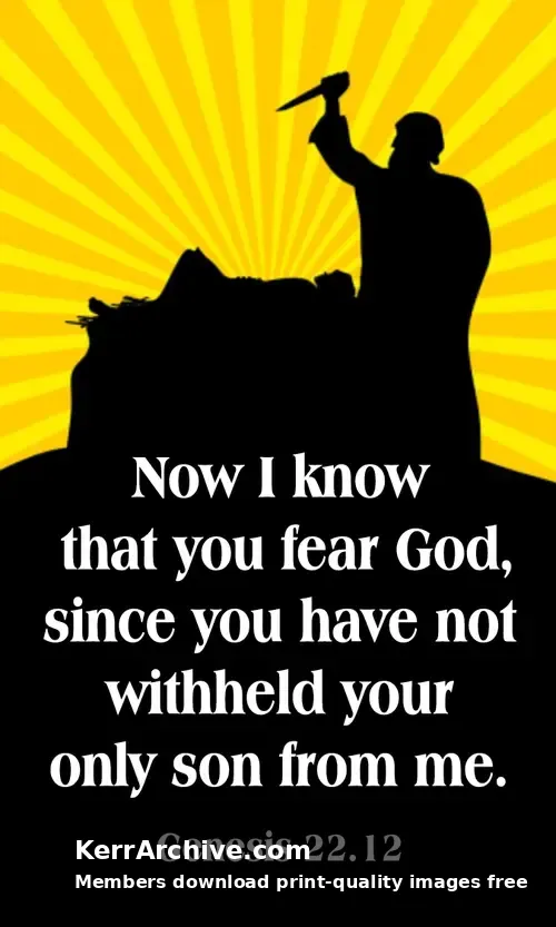 Year A After Pentecost Proper 8 — Genesis 22:12