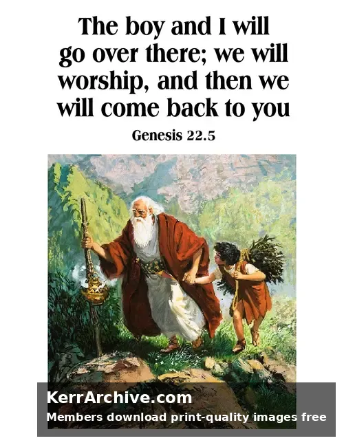 Year A After Pentecost Proper 8 — Genesis 22:5