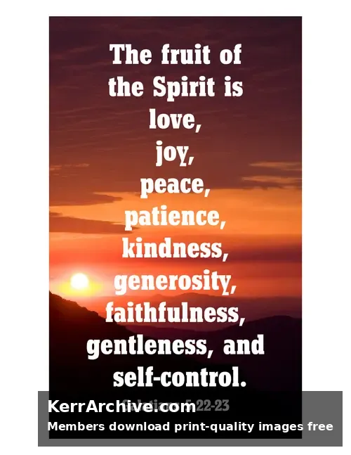 Year C After Pentecost Proper 8 — Galatians 5:22, 23