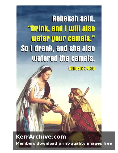 After Pentecost Proper 9A7ot — Genesis 24:46