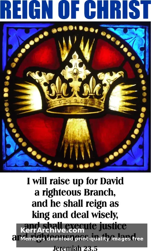 Christ the King — Jeremiah 24:5