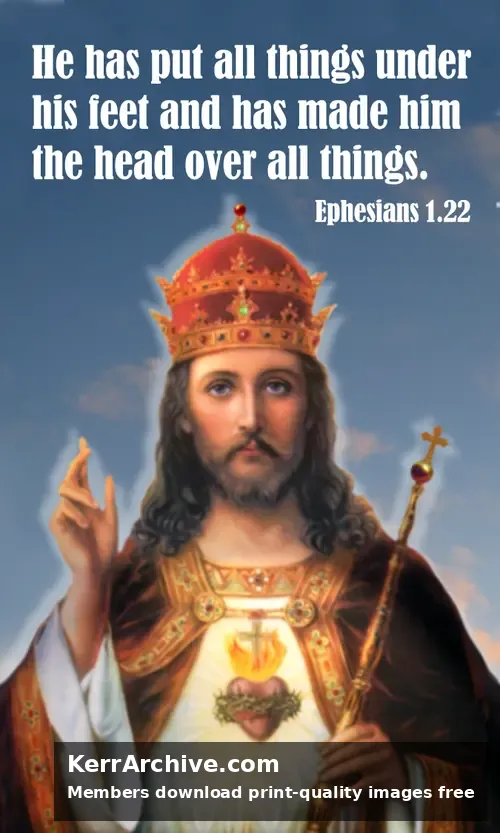 Christ the King — Ephesians 1:22