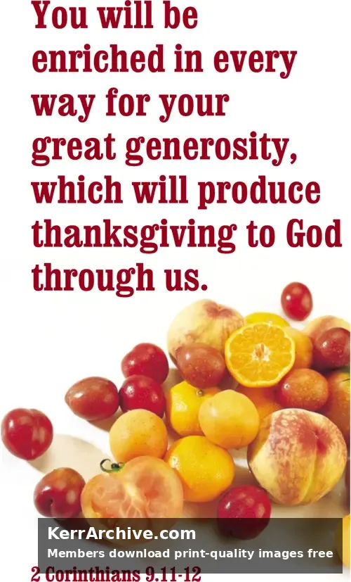 Year A After Pentecost Thanksgiving Day (USA)