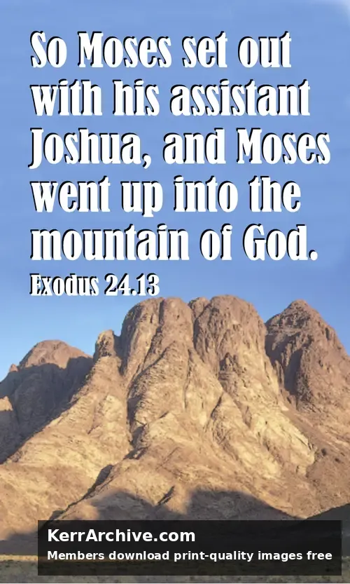 Transfiguration Sunday — Exodus 24:13