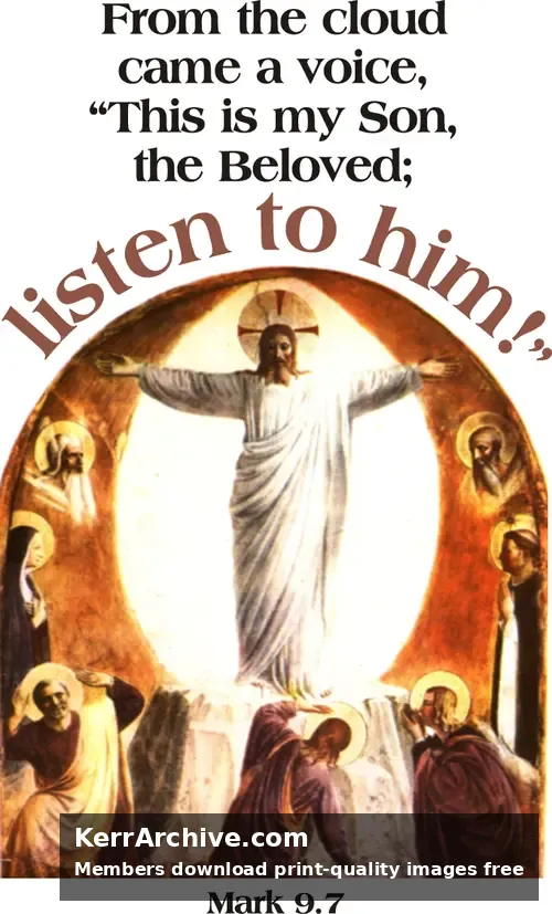 Year B Epiphany Transfiguration Sunday